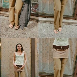 Maryam Nassir Zadeh dance pants, size 8, anise